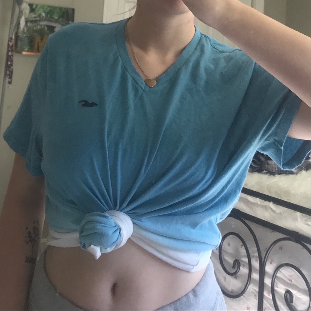 Original Hollister oversized V-neck tee